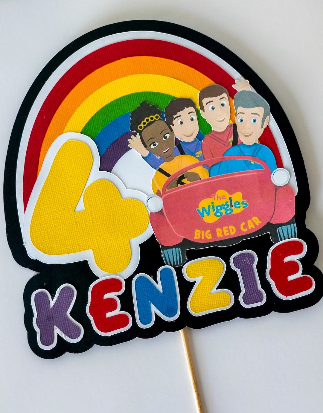 Wiggles Personalised Cake Topper Etsy Australia