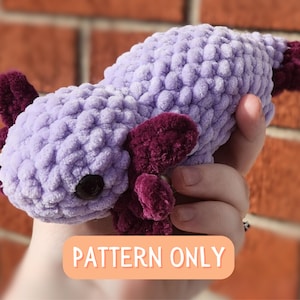 No-Sew Chunky Axolotl Crochet PDF PATTERN | English, Amigurumi Instructions, Cute Marine Life, Easy, Aquarium, Market Make