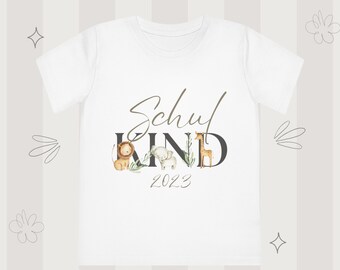 T-Shirt zur Einschulung I Schulkind 2023 I Das perfekte Geschenk zur Einschulung