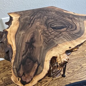 Walnut Live Edge End Table