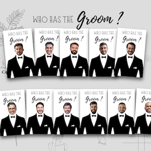 Who has the Groom, Scratch off game, Bridal Shower Games, Printed, Bridal Shower Scratch Off, Bachelorette Games, Groom Scratch off, Wedding