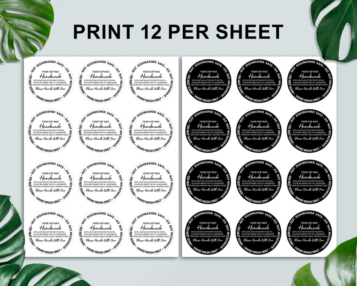 Care Instructions for Vinyl Mugs, Tumbler, Cup, Small Business Supplies ...