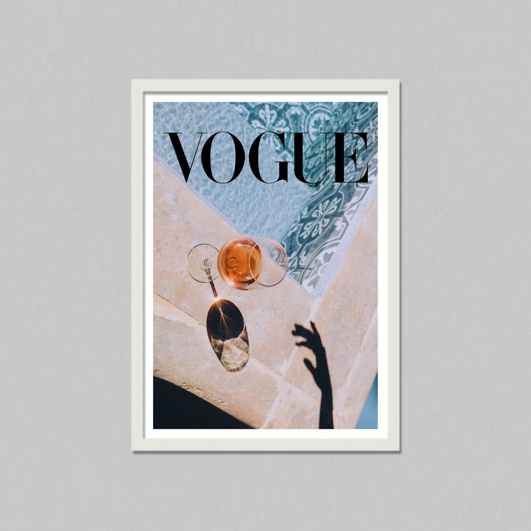 Vogue Poster INSTANT DOWNLOAD, Fashion Wall Art, Luxury Fashion Poster