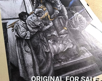 ORIGINAL OT7 Collectible angel Trial drawing