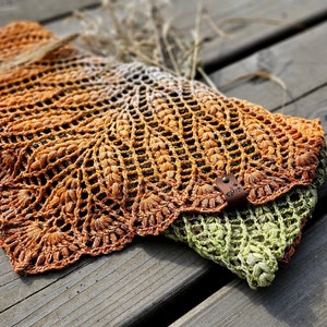 Kłosek pattern, Crochet pattern, crochet shawl, triangle shawl, graphic chart only, graphic diagram