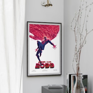 Spider-Man 2099 Print - Into the Spider-Verse - Druckbare Wandkunst Poster - Digitaler Download - Druckbare Wandkunst