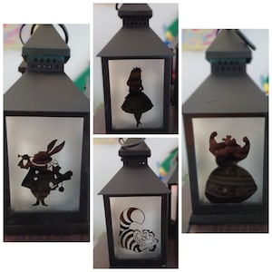 Alice in Wonderland Lantern• Home Décor • Nightlight