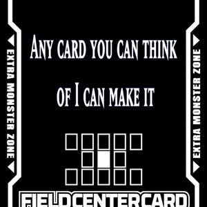 Centro de campo de cartas personalizadas Yugioh
