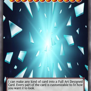 Yugioh Carta Personalizada Arte Completa