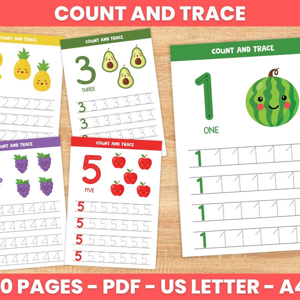 1-10, Number Tracing, Handwriting practice, Kindergarten Worksheets, Learning Numbers, Learning Binder, Preschool Activity