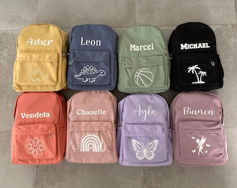 Custom Nylon Backpack - Personalised Backpack - Back To School Backpack - Customisable Backpack - Toddler Bags - Minimalist Travel Backpack