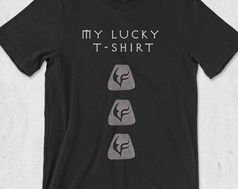 Lucky T-shirt, My Lucky T-shirt funny shirt, tee, Gamer t-shirt Unisex T-shirt