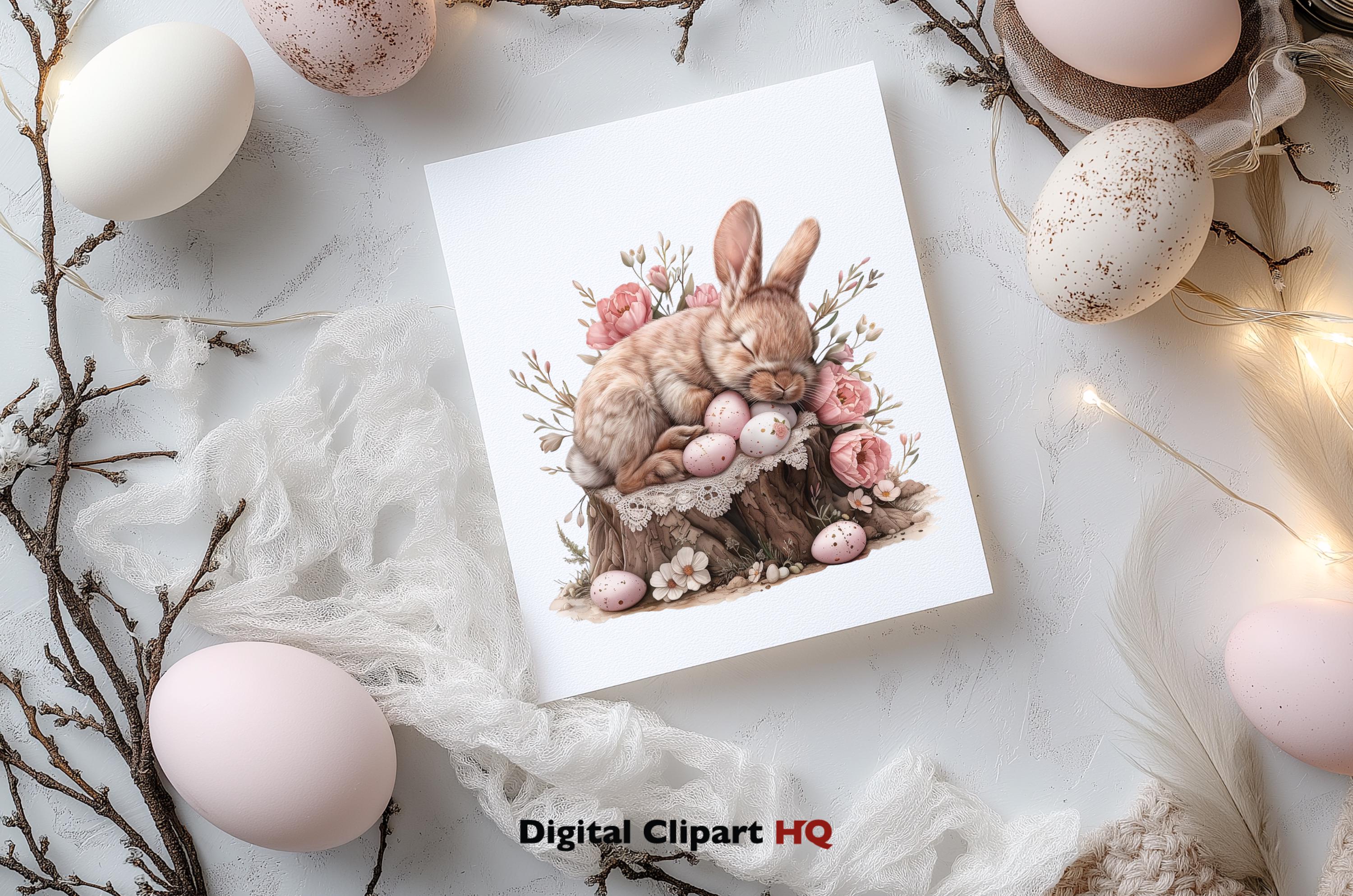 Easter Farmhouse Clipart Bundle Spring Animals Digital Download PNG ...