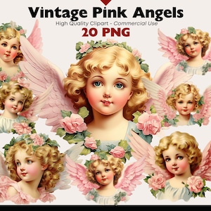 Vintage Angel Clipart, Classic Angel PNG, Old-fashioned Cherub Watercolor, Timeless Seraphim Graphics, Antique Digital Stickers Downloads