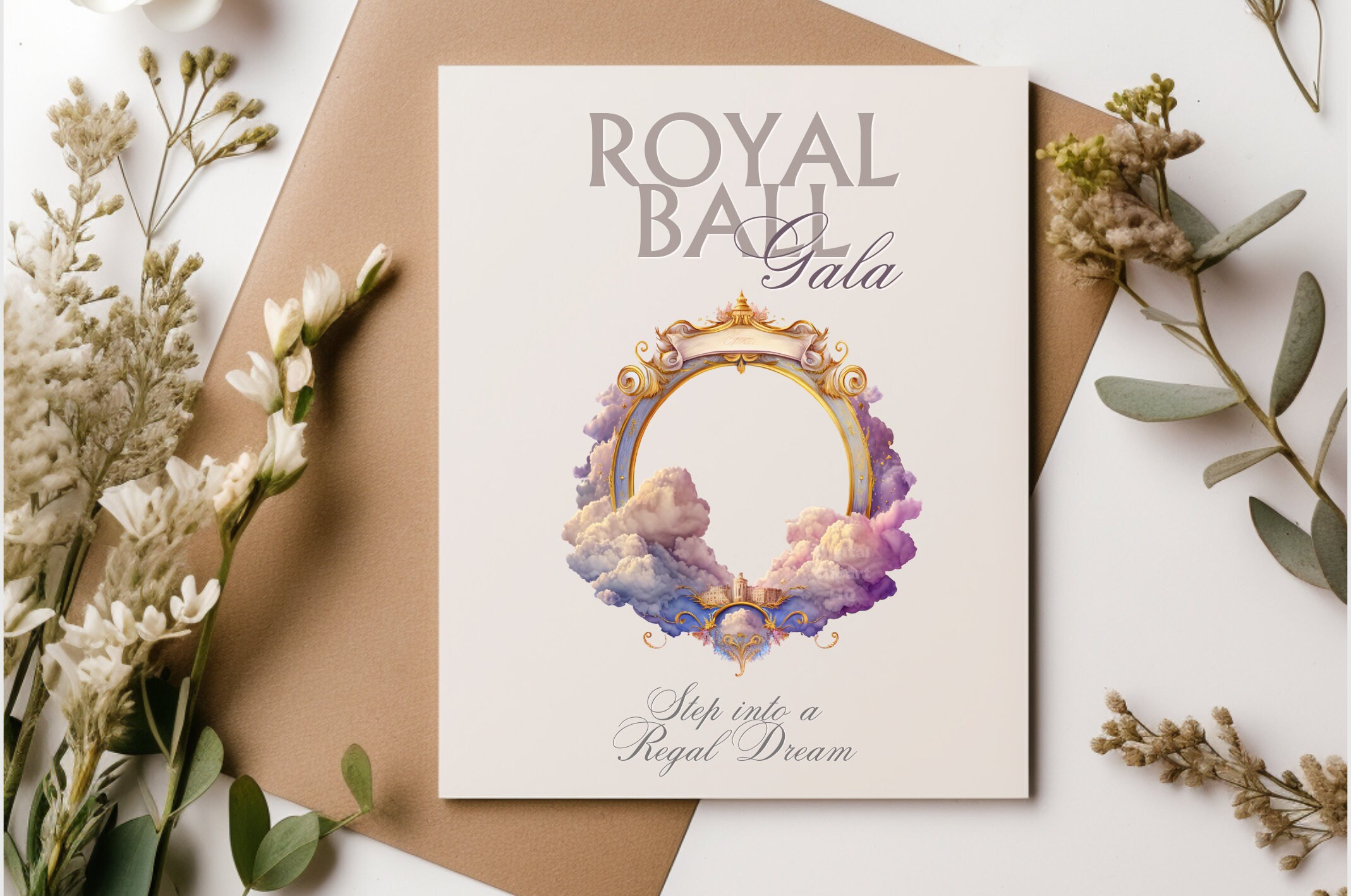 Magical Celestial Frame Clipart Bundle Heavens Gate Etsy