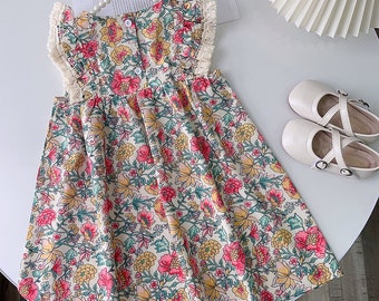 Melario Kwastje Meisjes Bloemen Jurken Nieuwe Mode Zoete Kinderen Bloemen Kostuums Kinderen Mouwloze Vestidos Peuter Babykleding