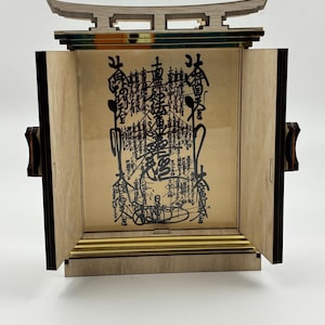 Altare Buddista Per Offerte - Gabinetto In Stile Cinese Per Santuario Domestico, Decorazione Spirituale - Foto 8