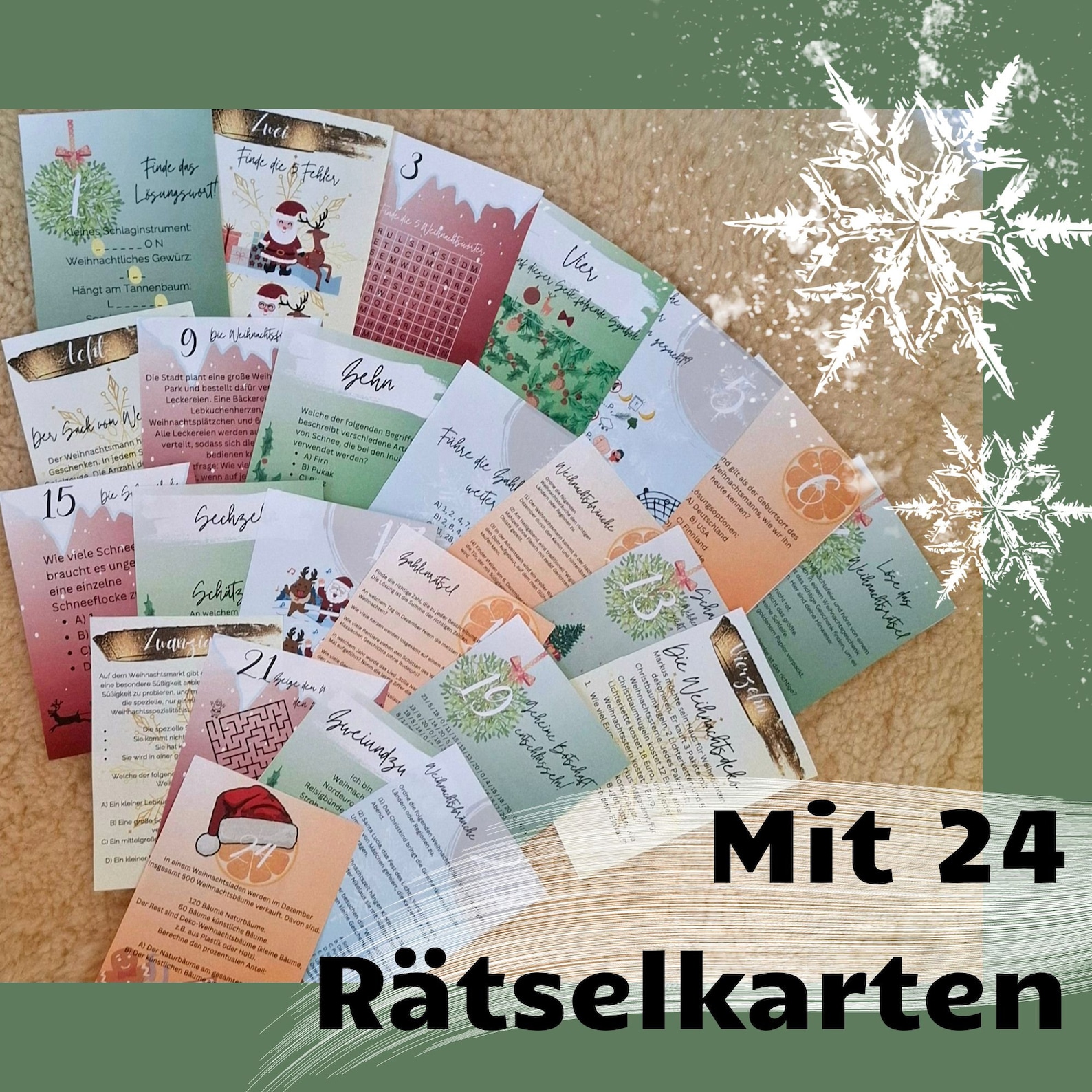 24 weihnachtsrätsel für erwachsene zum ausdrucken