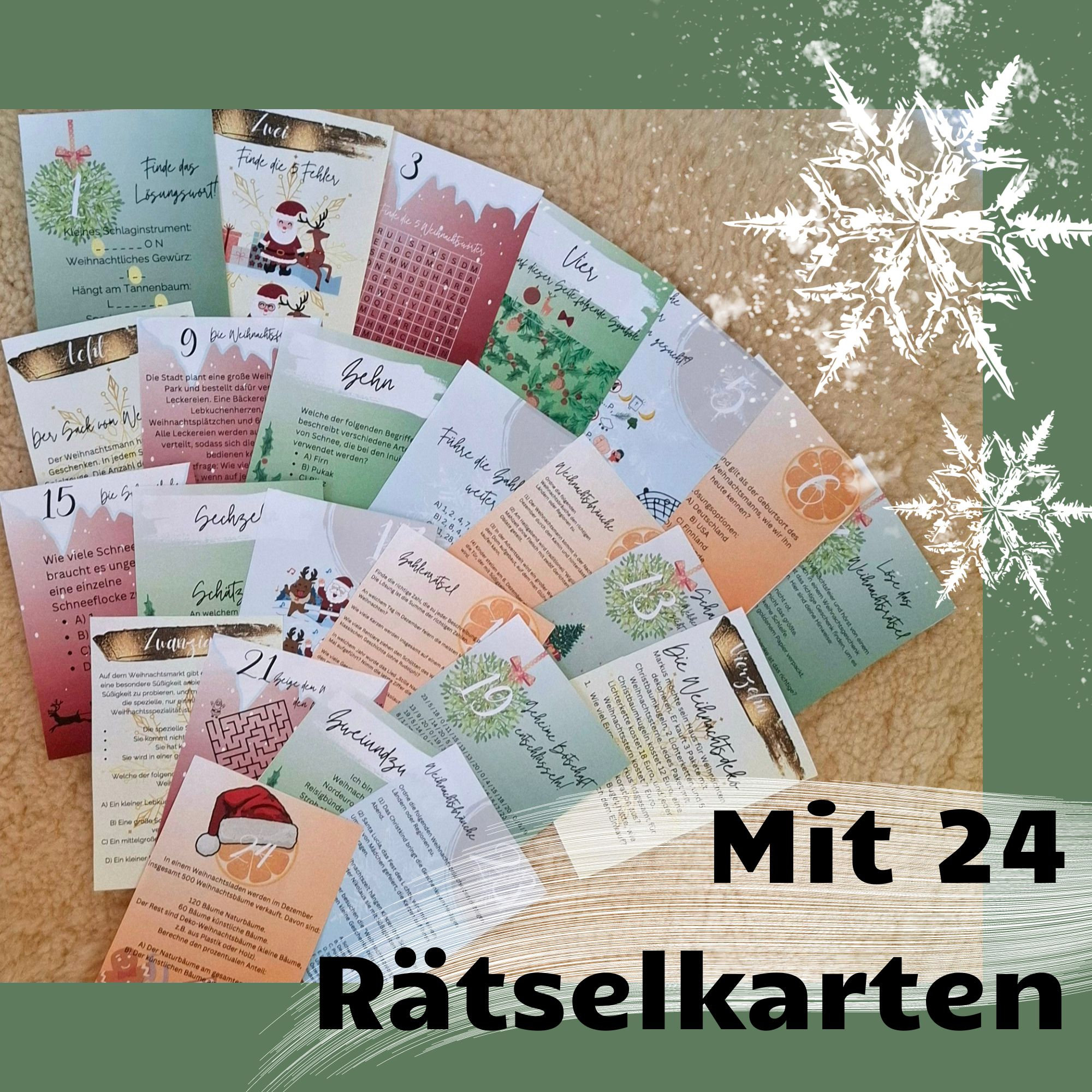 Krimi Im Cottage Adventskalender - 3D Weihnachtsdorf Mit Rätsel-Story