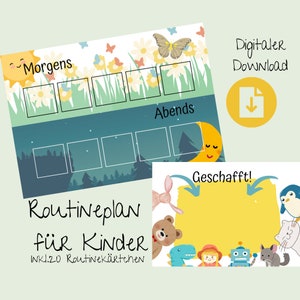 Der perfekte Routineplan für Kinder: Morgen- und Abendroutinen mit Karten für mehr Struktur und Selbstständigkeit
