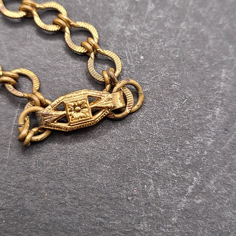 Necklace Bowling Pins and Ball in Wood. Set of 10 Pins . 1940's Gold