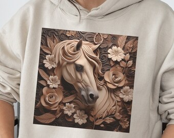 Pferd Geschenke Pferd Shirt Pferd Liebhaber Sweatshirt Pferd Mädchen Shirt Geschenk für Pferde Liebhaber Hoodie für Pferde Liebhaber Pferd Besitzer Hoodie Geschenk Pferd T