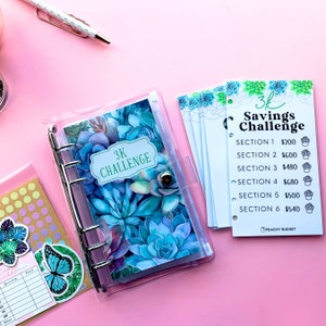 3k Savings Challenge A6 Budget Binder Money Savings Budget Planner Savings Binder 3000 Savings Tracker 3k Cash Budgeting Savings Tracker