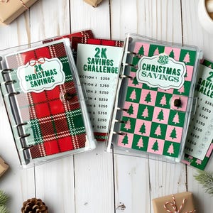 Christmas 2k Savings Challenge Binder: Cash Envelope Budget System