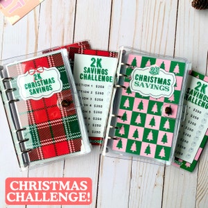 Christmas 2k Savings Challenge Binder: Cash Envelope Budget System