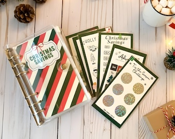Christmas Savings Challenge Binder: Laminated Trackers