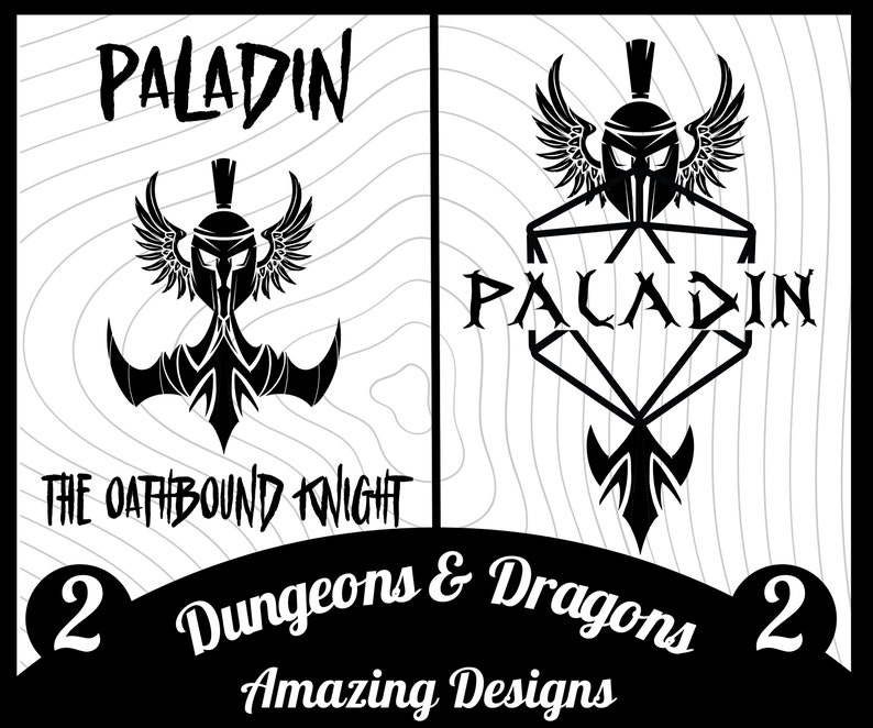 DND Paladin Designs DND Paladin Svg Dnd Class Emblems Paladin Dnd Svg