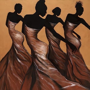 Flow by Monica Stewart / Cool Jazz / African American Art / Black Art / Black Art Gallery / BlackArtbyPBI