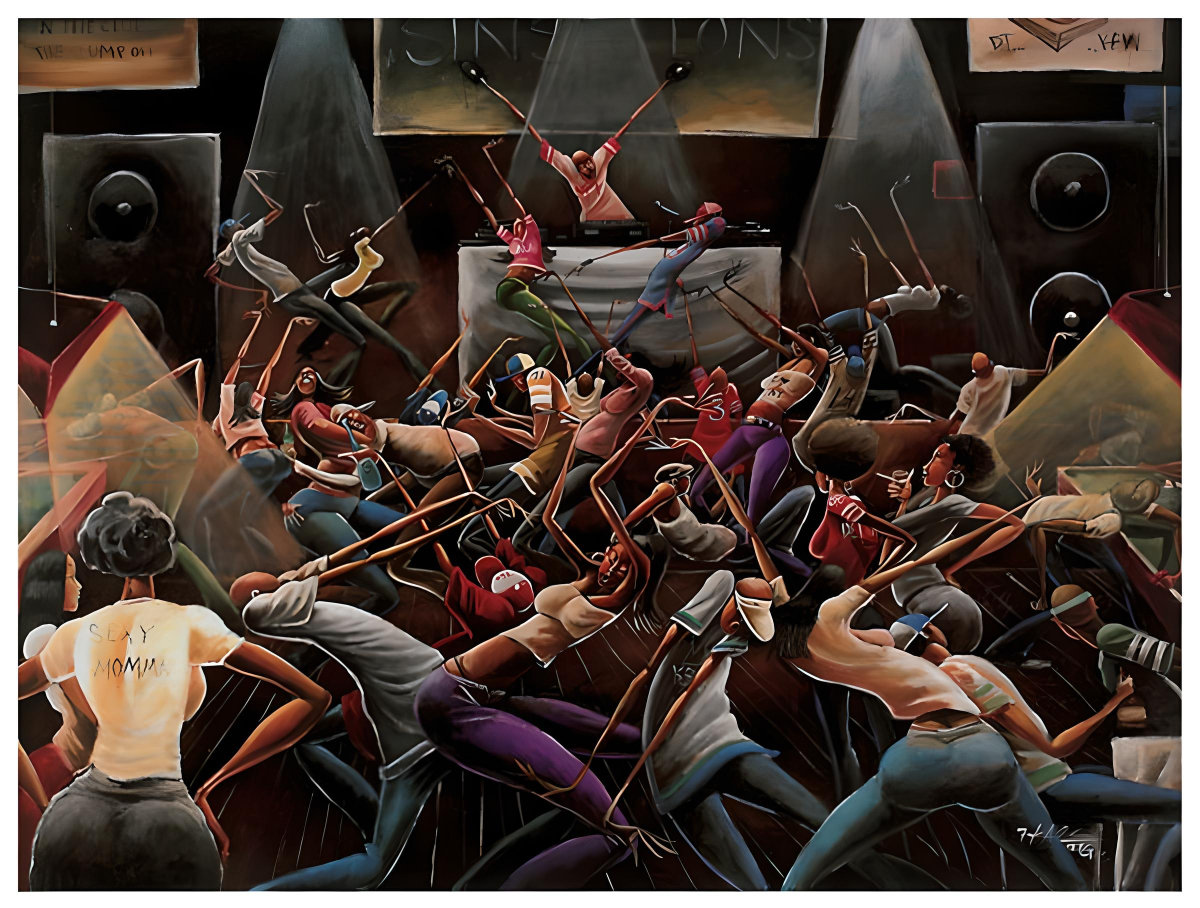 Jump off by Frank Morrison / Dancing / African American Art