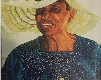 The Lord Is My Shepherd by Burl Washington / Black Religious Art / African American Art / Black Art  (Limited Edition/500)
