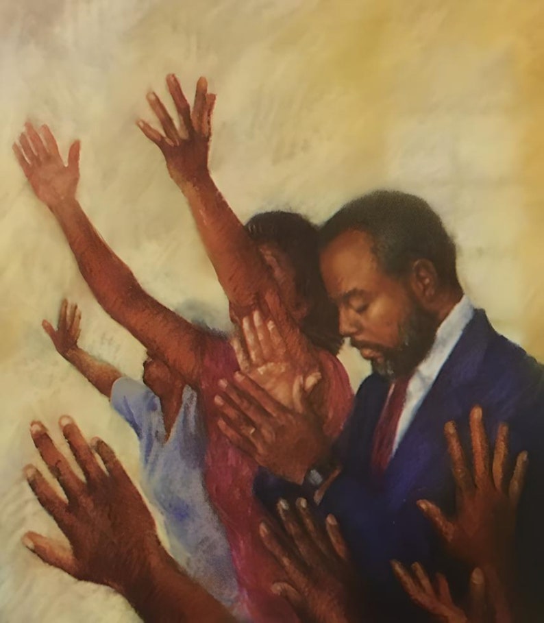 Blessed Assurance / Black Art / African American Art / Christian Art ...