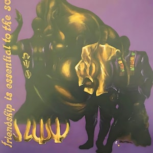 The Soul Black Wall Art, African American Art Posters and Prints,  Fraternity Wall Art, Omega Psi Phi Art Prints, Positive Black Images Art