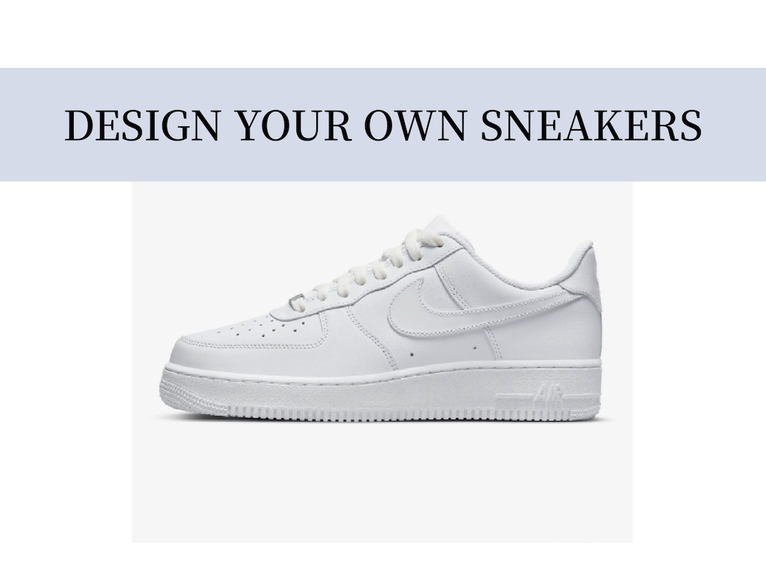 custom designer nike air force 1