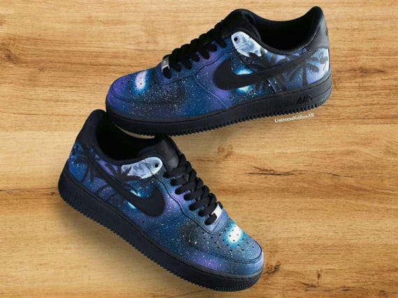 Nike air force 1 dark sky blue hotsell
