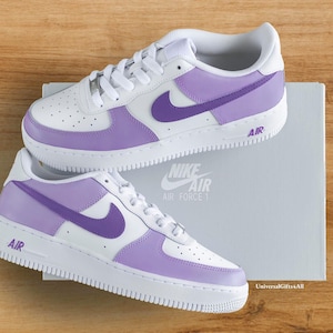 Custom Air Force 1 &#39;Gemstone Purple&#39; sneakers violet lilac fashion trend 2025 ultimate birthday gift amethyst