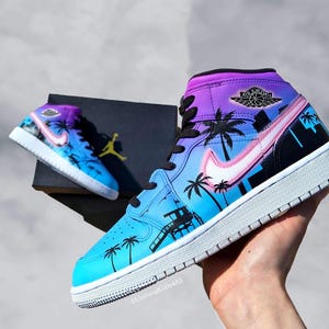 Custom Jordans 1 Etsy