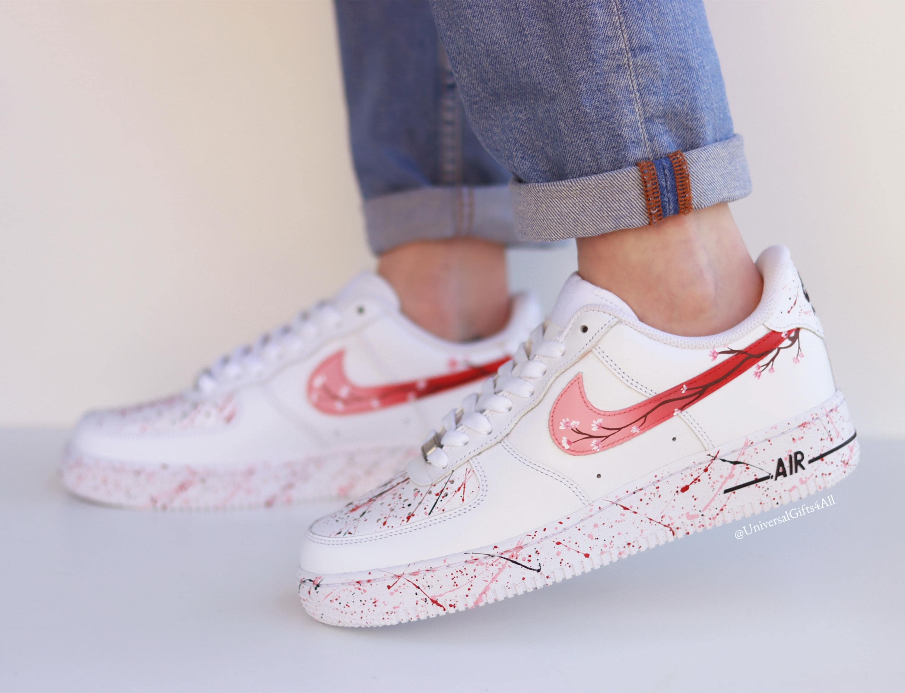 air force avec une rose