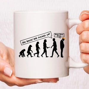 Anti Trump torna indietro abbiamo sbagliato, tazza di devolution, tazza politica, tazza anti GOP, tazza democratica, tazza progressista