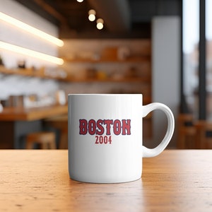 Boston Red Sox 2004, Massachusetts, 11 oz., Southie, Fenway Park, New York Yankees, Playoffs, Koffein, Tee, Housewarming