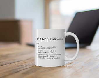 New York Yankees Personalized Fan Mug, New York Yankees Baseball Team Mug,  New York Yankees Coffee Tea Cup, Fathers Day Gift - Etsy