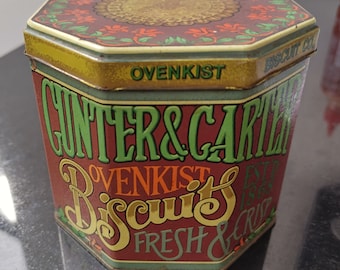 Vintage Gunter & Carter Ovenkist Biscuit Tin  Number 0027