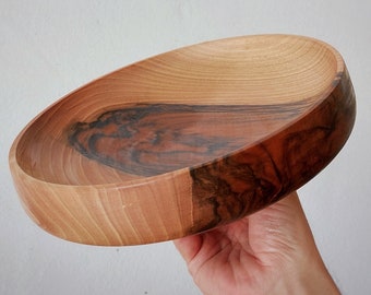 Spanish Walnut Wood Bowl #44 - Homeware