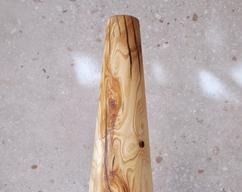 Spanish Olive Wood Vase - Homeware