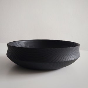 Charred ash bowl, unique and handmade bowl. it is a woodturning art piece that can be used. Finished with coconut oil and beeswax, food safe