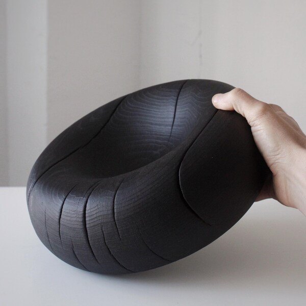 Holzschale Buche Obstschale Einweihungsparty Salatschüssel Einzigartig Drechseln Wohnkultur Homeware Minimalist Besonderes Hochzeitsgeschenk Jahrestag Geschenk