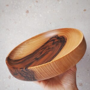 Spanish Walnut Wood Bowl, Fruit bowl, Decoration bowl, Unique handmade and high quality Homeware, Natural Wood image 6